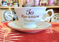 nr.22/19 Filiżanki 50 Rocznica Ślubu