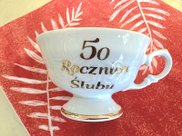 nr.22/19 Filiżanki 50 Rocznica Ślubu