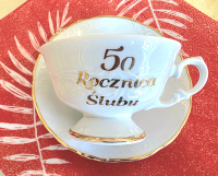 nr.22/19 Filiżanki 50 Rocznica Ślubu